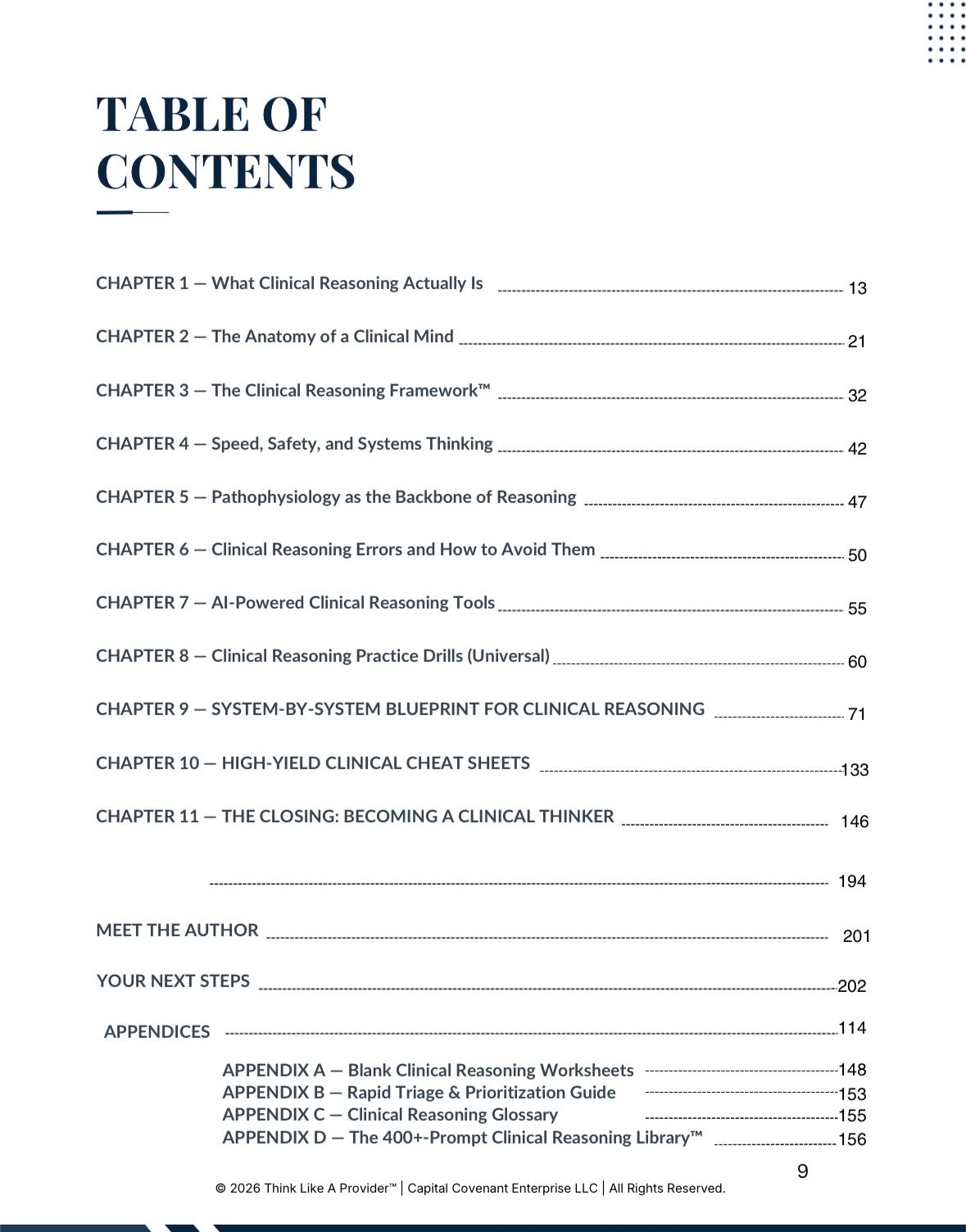 Think Like a Provider — Modern Clinical Reasoning System for NP Students