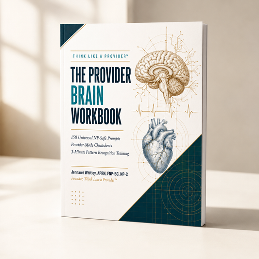 The Provider Brain Workbook Your #1 Shortcut to Thinking Like a Provider (Not a Student)