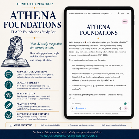 Athena Foundations Study Companion for Nursing Students